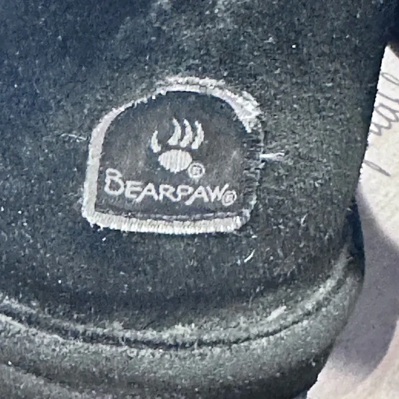 Bearpaw Elle Youth Short Black Winter Boots - Picture 4 of 10